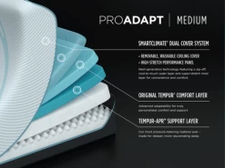 Tempur-ProAdapt Medium Full Mattress -Home Furniture 10737130 main 2