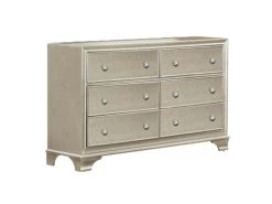 Brooklyn Champagne King 4 Pcs Set -Home Furniture 11035 60 02 K4PCS main 4