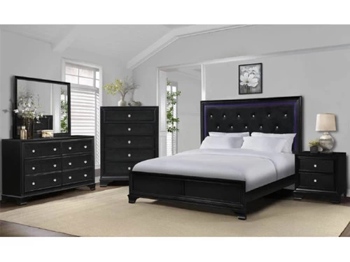 Brooklyn Black Queen 4 Pcs Set