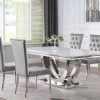 Kiana Gray Upholstered Dining 5 Pcs Set -Home Furniture 111101 GRY 5PCS main 1
