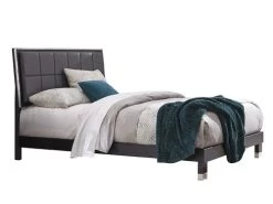 Venezia Black Queen Bed