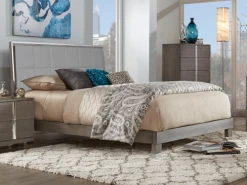 Venezia Grey Queen Bed