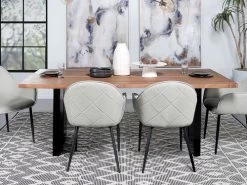 Barrett Fog Gray Dining 5 Pcs Set