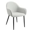 Barrett Fog Gray Upholstered Arm Chair