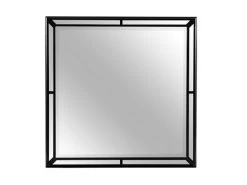 Belfast Black Dresser And Mirror 2 Pcs Set -Home Furniture 1428BK56 2PCS main 3