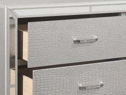 Belfast Silver Queen 4 Pcs Set -Home Furniture 1428SV Q4PCS main 6