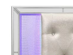 Belfast Silver Queen Bed -Home Furniture 1428SV Q BED main 3