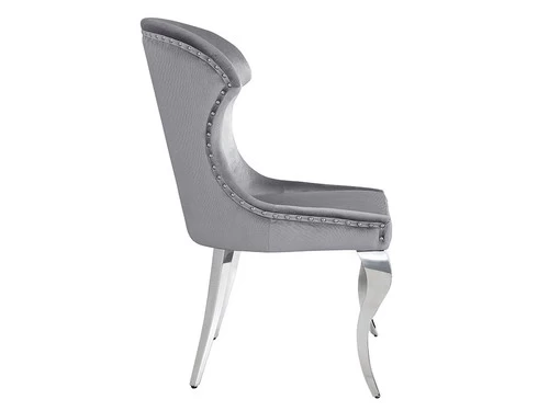 Kai Gray Upholstered Side Chair 4 Kai Gray Upholstered Side Chair - Image 3
