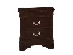 Louis Philippe Cappuccino Nightstand