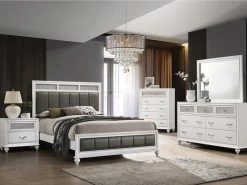 Barzini White King 4 Pcs Set