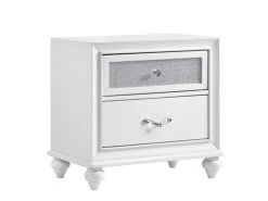 Barzini White King 4 Pcs Set 9 Barzini White King 4 Pcs Set -Home Furniture 205891 K4PCS main 4