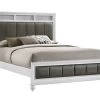 Barzini White King Bed -Home Furniture 205891 K BED main 1