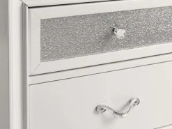 Barzini White Dresser -Home Furniture 205893 main 4