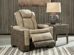 Durapella Brown Power Recliner -Home Furniture 2200313 main 8