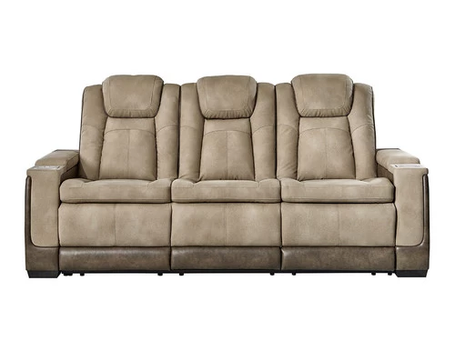 Durapella Brown Power Recliner Sofa 4 Durapella Brown Power Recliner Sofa - Image 2