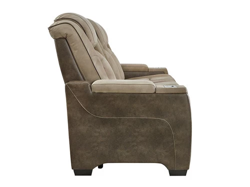 Durapella Brown Power Recliner Sofa 6 Durapella Brown Power Recliner Sofa - Image 4