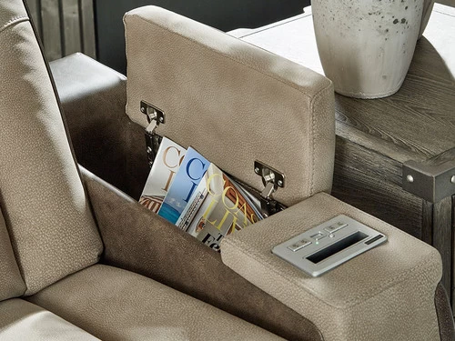 Durapella Brown Power Recliner Sofa 8 Durapella Brown Power Recliner Sofa - Image 6