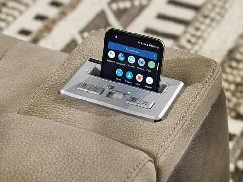 Durapella Brown Power Recliner Sofa 9 Durapella Brown Power Recliner Sofa - Image 7