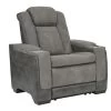 Durapella Gray Power Recliner -Home Furniture 2200413 main 1