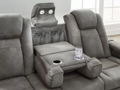 Durapella Gray Power Recliner Sofa -Home Furniture 2200415 main 4