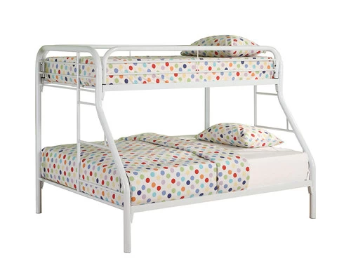 Morgan White Twin Over Full Bunk Bed 4 Morgan White Twin Over Full Bunk Bed - Image 2