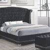 Barzini Upholstered Queen Bed -Home Furniture 300643 Q BED main 1