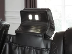 Party Time Black Dual Power Recliner 2 Pcs Set 15 Party Time Black Dual Power Recliner 2 Pcs Set -Home Furniture 370031 2PCS main 7