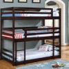 Sandler Cappuccino Three Bunk Bed -Home Furniture 400302 CPN BUNK main 1