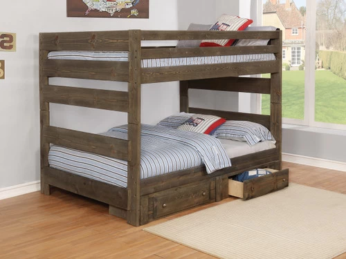 Wrangle Hill Full Bunk Bed With Under Bed Storage 3 Wrangle Hill Full Bunk Bed With Under Bed Storage