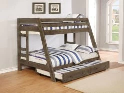 Wrangle Hill Twin Full Bunk Bed With Trundle
