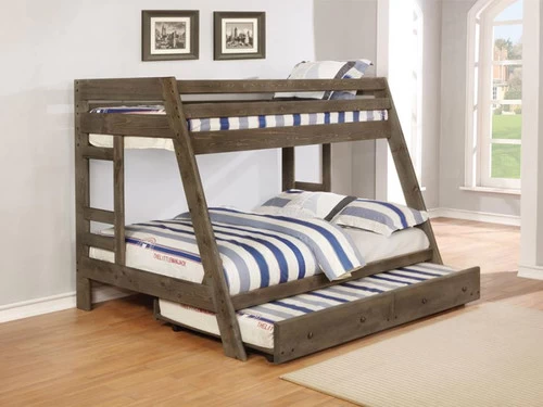 Wrangle Hill Twin Full Bunk Bed With Trundle 3 Wrangle Hill Twin Full Bunk Bed With Trundle