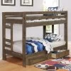Wrangle Hill Twin Bunk Bed With Under Bed Storage -Home Furniture 40083 12 BUNK main 1