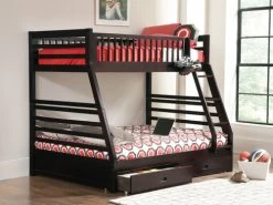 Ashton Cappuccino Twin Full Bunk Bed