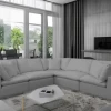 Cloud Charcoal 5 Pcs Sectional -Home Furniture 5000 513730 CHC 5PCS main 1