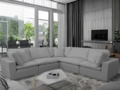 Cloud Charcoal 5 Pcs Sectional