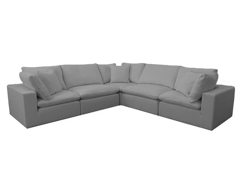Cloud Charcoal 5 Pcs Sectional 4 Cloud Charcoal 5 Pcs Sectional - Image 2