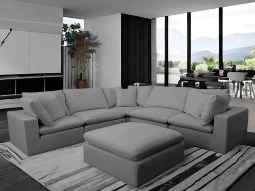 Cloud Charcoal 6 Pcs Sectional 3 Cloud Charcoal 6 Pcs Sectional