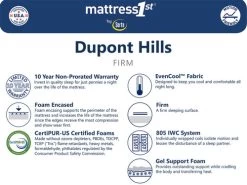 Dupont Hills Firm King Mattress -Home Furniture 500956961 K main 3