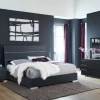 Milano Black Queen 4 Pcs Set -Home Furniture 5010BLK Q4PCS main 1