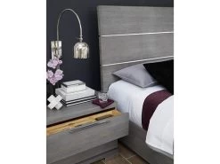 Milano Grey Queen Bed -Home Furniture 5010GR Q BED main 3