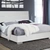 Milano White King Bed