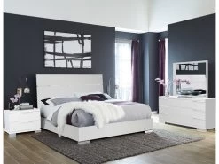 Milano White Queen 4 Pcs Set