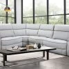 Rancho Light Gray 2 Dual Power Recliner Sectional -Home Furniture 5781GRY 2DPR SEC main 1
