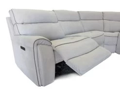 Rancho Light Gray 2 Dual Power Recliner Sectional -Home Furniture 5781GRY 2DPR SEC main 6