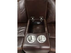 Carrera Brown Dual Recliner Loveseat -Home Furniture 59932 028 1X main 5