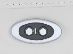 Alejah White Leather Power Recliner Loveseat -Home Furniture 603395P main 6