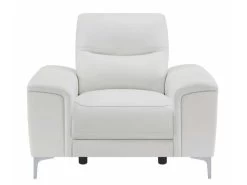 Alejah White Leather Power Recliner -Home Furniture 603396P main 3