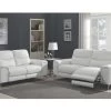 Alejah White Leather Power Recliner 2 Pcs Set 1 Alejah White Leather Power Recliner 2 Pcs Set -Home Furniture 60339BW 2PCS main 1