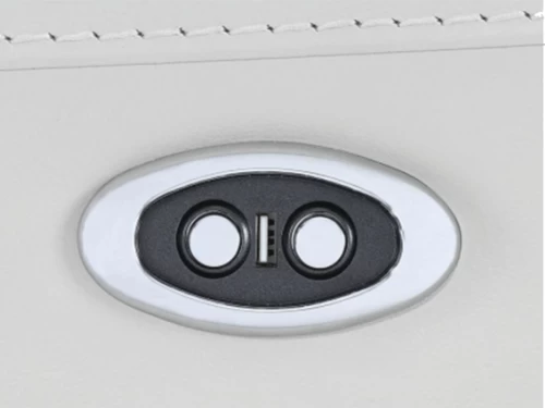 Alejah White Leather Power Recliner 2 Pcs Set 6 Alejah White Leather Power Recliner 2 Pcs Set - Image 5