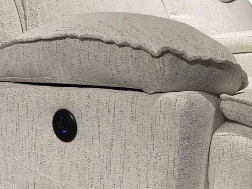 Baldwin Beige Power Recliner Sofa 4 Baldwin Beige Power Recliner Sofa - Image 2